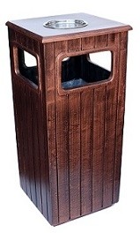 פח אשפה/מאפרה משולב